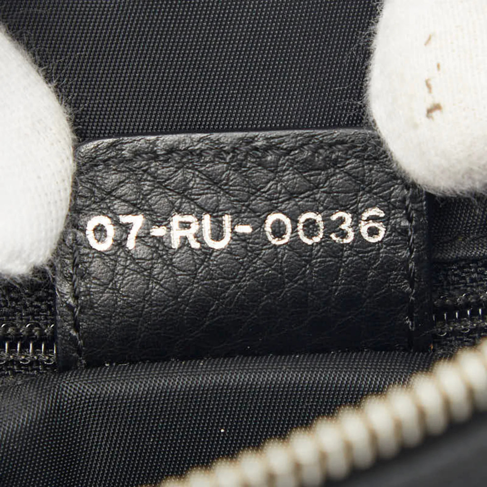CHRISTIAN DIOR Black Leather Trotter Shoulder Bag - Picture 10 of 11